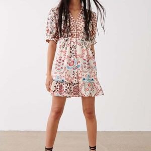 NWT Ba&sh Ganiela Dress, Size 1/Small, Color Ecru